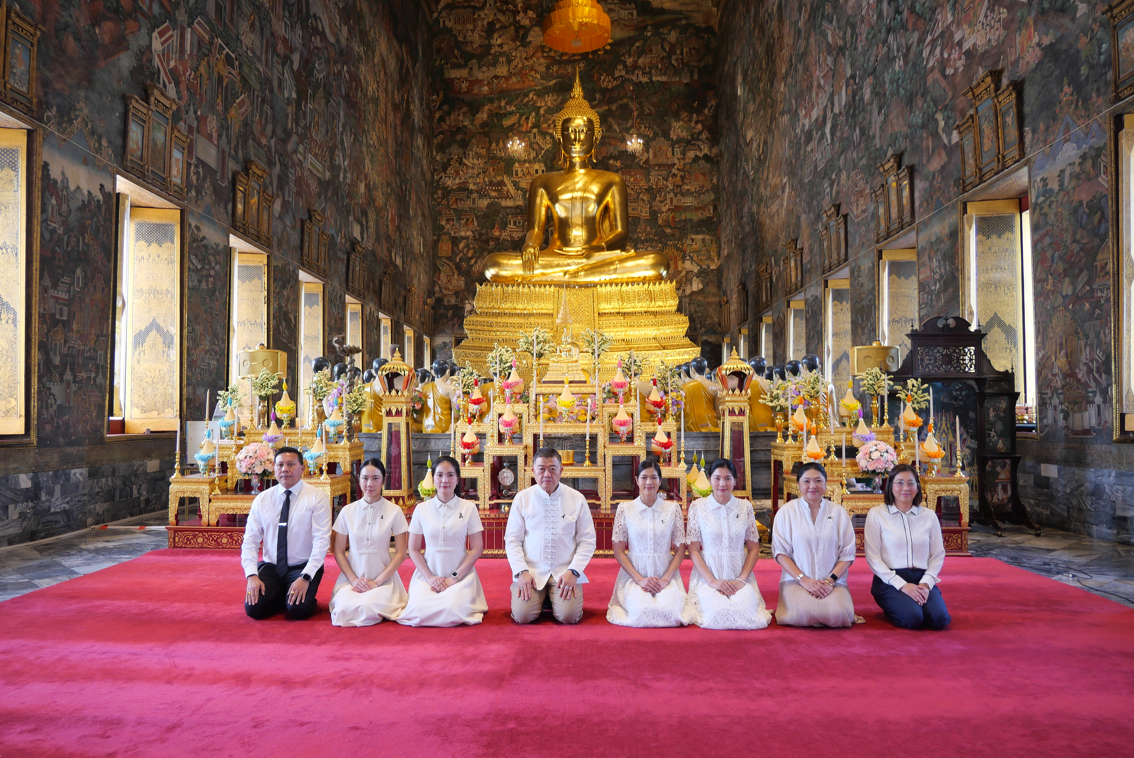 title - ปลัดกระทรวงเกษตรและสหกรณ์ พร้อมด้วยคณะผู้จัดเตรียมงานพระราชพิธีพืชมงคลจรดพระนังคัลแรกนาขวัญ ประจำปี ๒๕๖๙ ทำบุญถวายผ้าไตรและเครื่องไทยธรรม